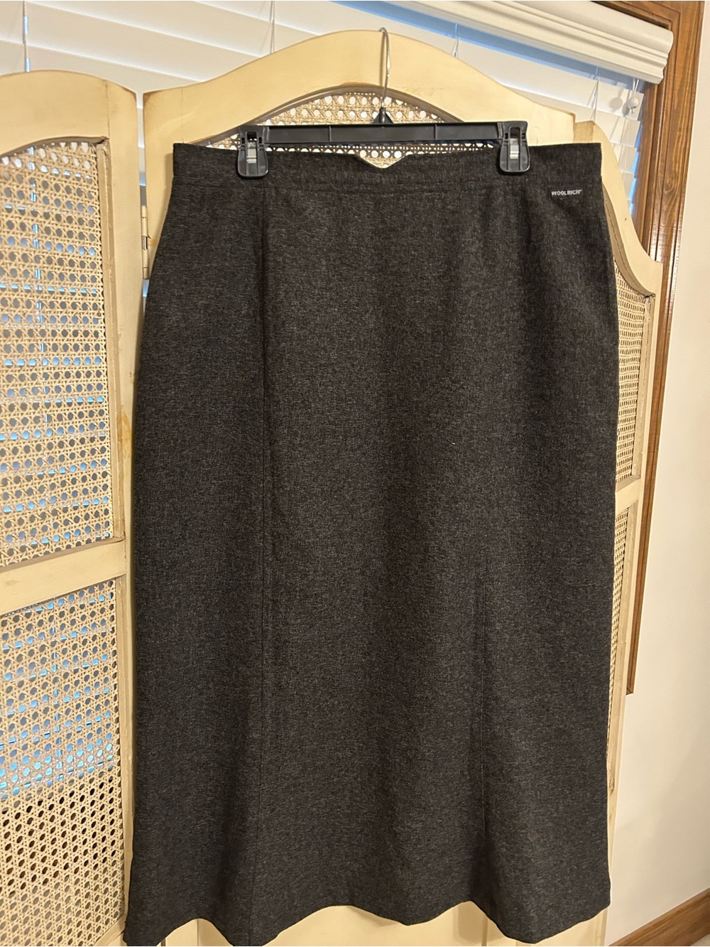 Woolrich Charcoal Midi Skirt